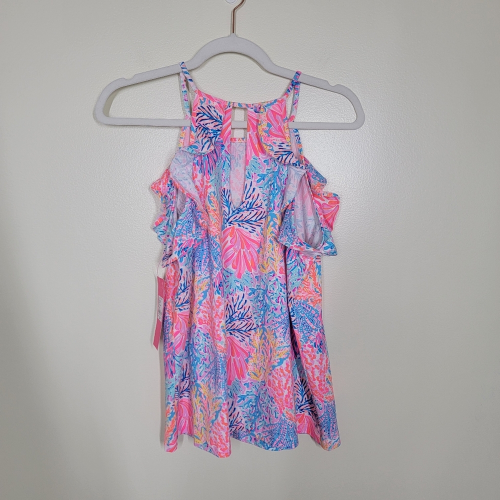 NWT Lilly Pulitzer Billie Top Multi Splashdance Medium - Picture 6 of 6